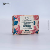 The Body Shop Cleansing Face And Body Bar British Rose 100g